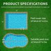 16*32ft Rectangular Swimming Pool Cover Green