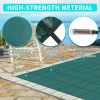 16*32ft Rectangular Swimming Pool Cover Green