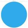 Pool Cover Blue 140.2" PE