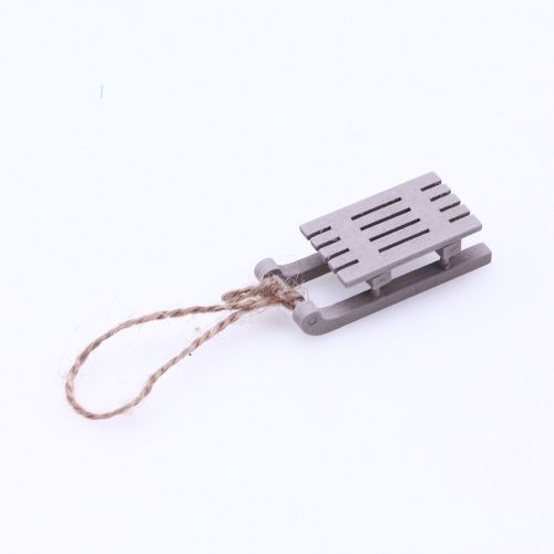 Doll House Wooden Sleigh Christmas Tree Pendant Window Decoration