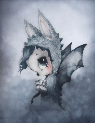 New Nordic Hand Painted Miss Rabbit Children's Room Decorative Painting Core