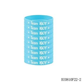 Mother And Infant Series Silicone Bracelet Birthday Party Silicone Multi-color (Option: BI0810F222-Average Size)
