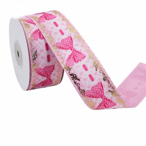 Duplex Printing Bronzing Ribbon Flower Series