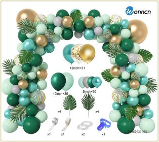 Animal Head Birthday Party Balloon Jungle Set Monstera Theme (Option: Style 25)