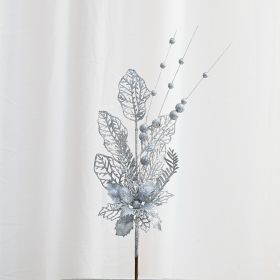 Golden Pink Lily Ornamental Branch Christmas Tree (Option: Silver-42cm)