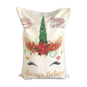 Gift Bag Candy Bag Christmas Children (Option: 2 Green Unicorn)