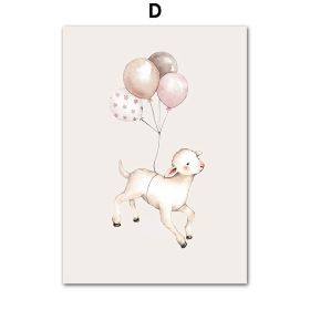 Art Painting Nordic Posters And Printed Animals (Option: D-15X20cm)