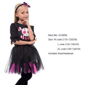 Wansheng Ghost Festival Children's Clothing Skull Skeleton (Option: G0256-S)