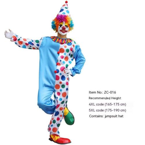 Halloween Adult And Children Clown Costume Stage Suit Halloween Adult And Children Clown Costume Stage Suit