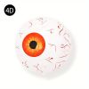 4pcs Scary Eyeball Decorations Balloons, Balloon Props Bloodshot Eyeballs Indoor Outdoor Decors For Party