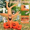 Halloween Outdoor Spoof Tree Monster Ghost Blow Up Yard Decoration W/ Built-In Led Lights