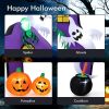 Halloween Outdoor Spoof Tree Monster Ghost Blow Up Yard Decoration W/ Built-In Led Lights