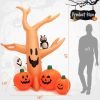 Halloween Outdoor Spoof Tree Monster Ghost Blow Up Yard Decoration W/ Built-In Led Lights
