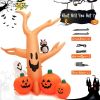 Halloween Outdoor Spoof Tree Monster Ghost Blow Up Yard Decoration W/ Built-In Led Lights