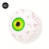 4pcs Scary Eyeball Decorations Balloons, Balloon Props Bloodshot Eyeballs Indoor Outdoor Decors For Party
