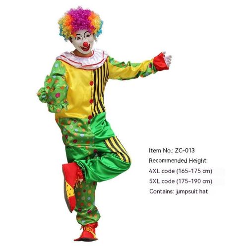 Halloween Adult And Children Clown Costume Stage Suit Halloween Adult And Children Clown Costume Stage Suit